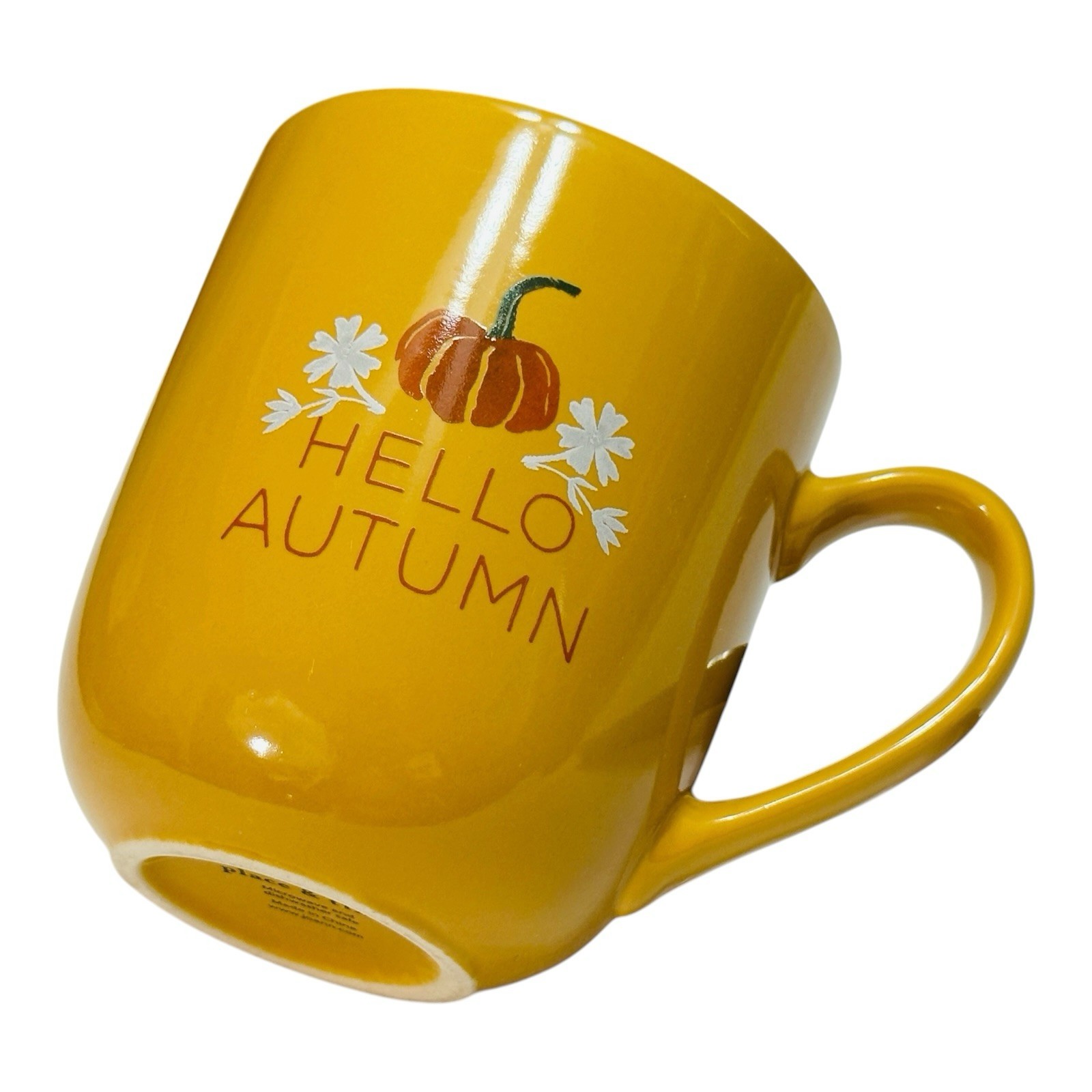 Place & Time “Hello Autumn” Ceramic Mug by Joann 14 oz - EUC