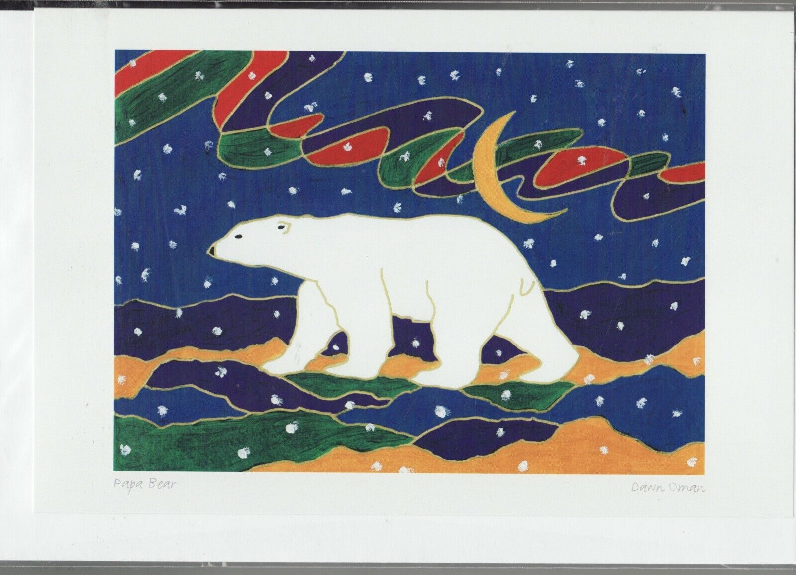 PAPA POLAR BEAR - Métis, Nunavut artist Dawn Oman - New 6\