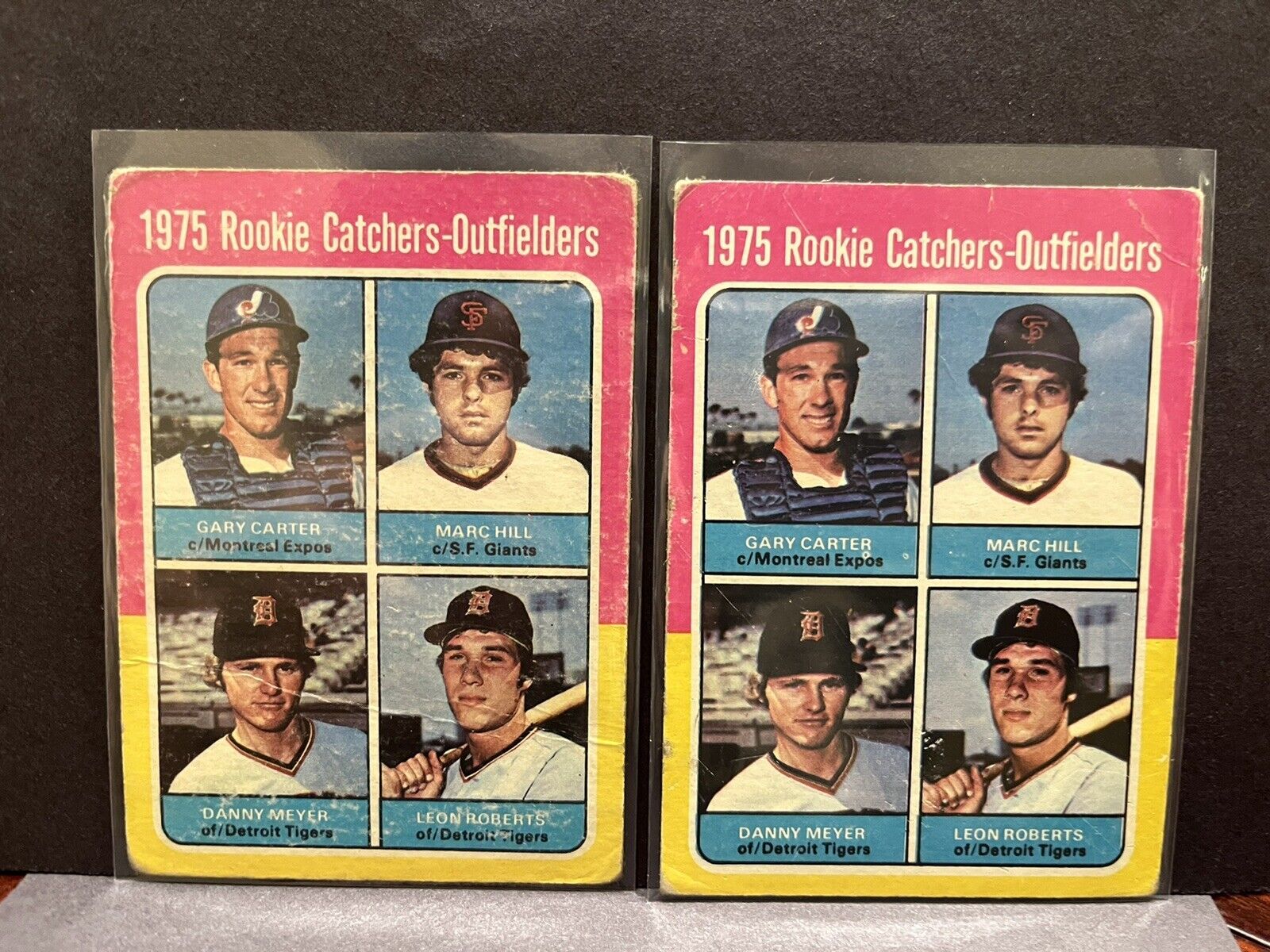 Lot 1975 Topps 1975 Rookie Catchers-Outfielders Gary Carter #620 Both Included