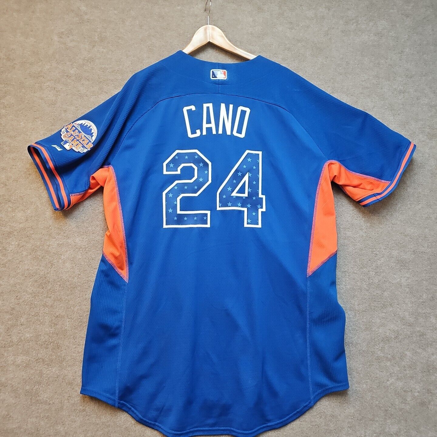 MAJESTIC ROBINSON CANO  2013 ALL STAR GAME  AUTHENTIC YANKEES JERSEY SIZE 52 