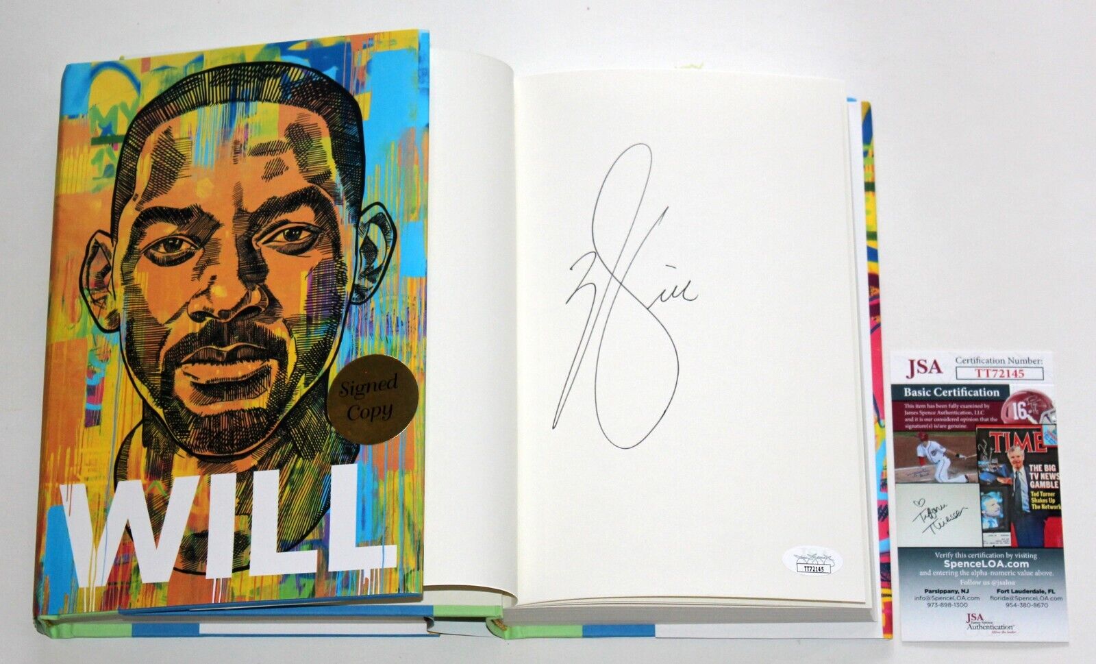 WILL SMITH SIGNED WILL 1ST EDITION HARDCOVER BOOK MEMOIR AUTOGRAPHED +JSA COA