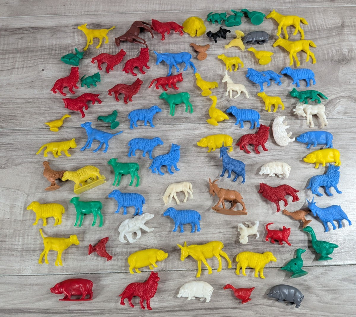 MPC Jungle / Farms Animals Vtg 1960s 1970s Playset Figures Lot of 70+ Figure MPC Jungle / Farms Animals Vtg 1960s 1970s Playset Figures Lot of 70+ Figure
