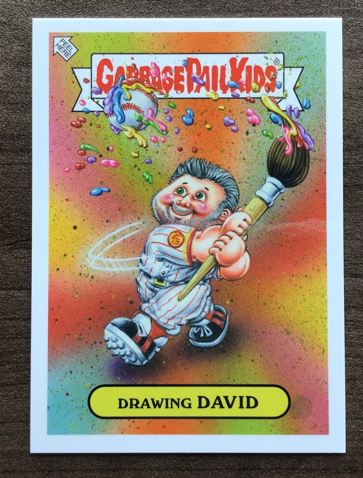 2023 Topps Garbage Pail Kids x MLB Series 3 Drawing David Artist Portrait