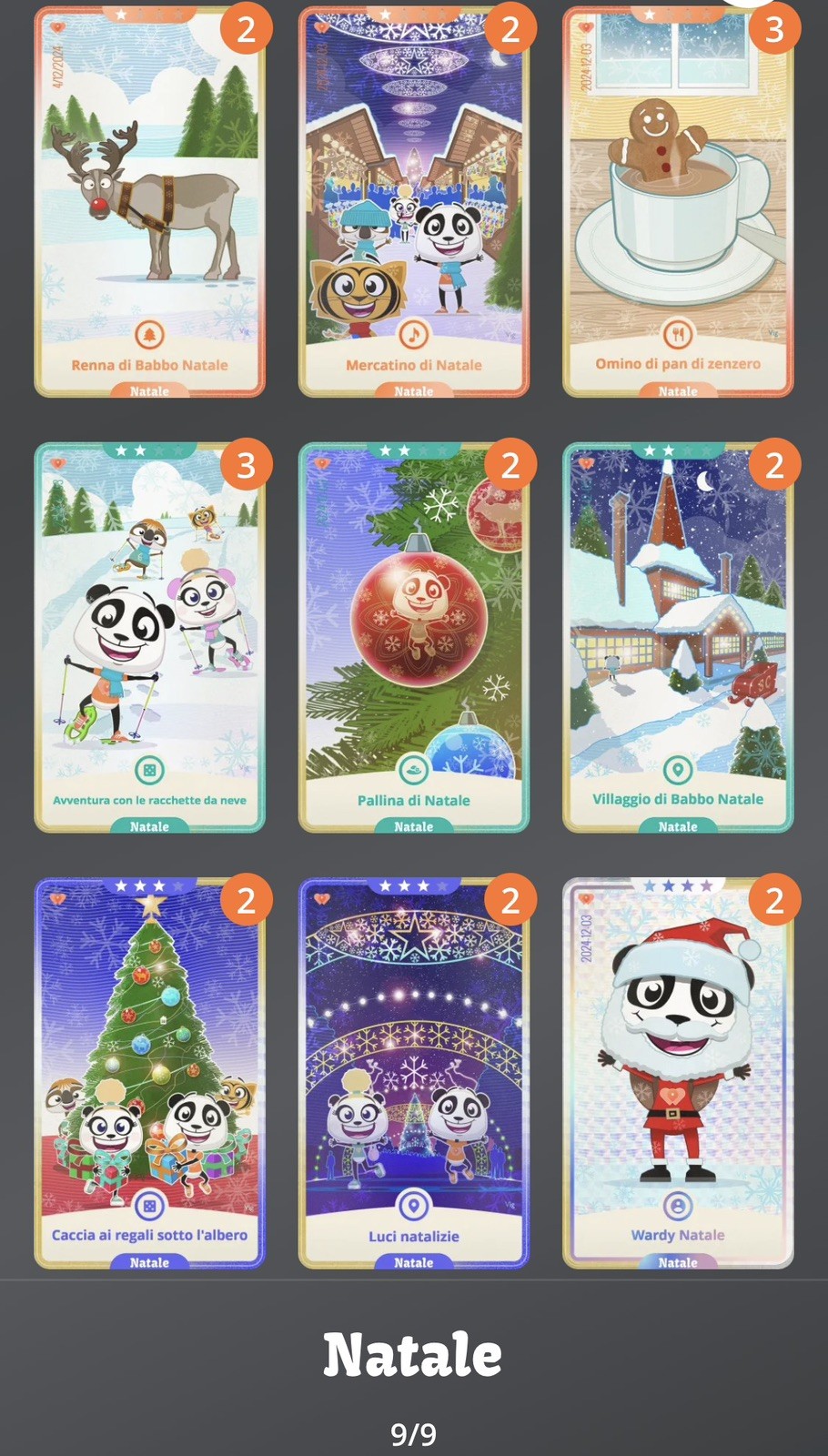 WeWard WeCards Natale Noël Christmas Navidad Chapter Chapter Complete Full Set WeWard WeCards Natale Noël Christmas Navidad Chapter Chapter Complete Full Set