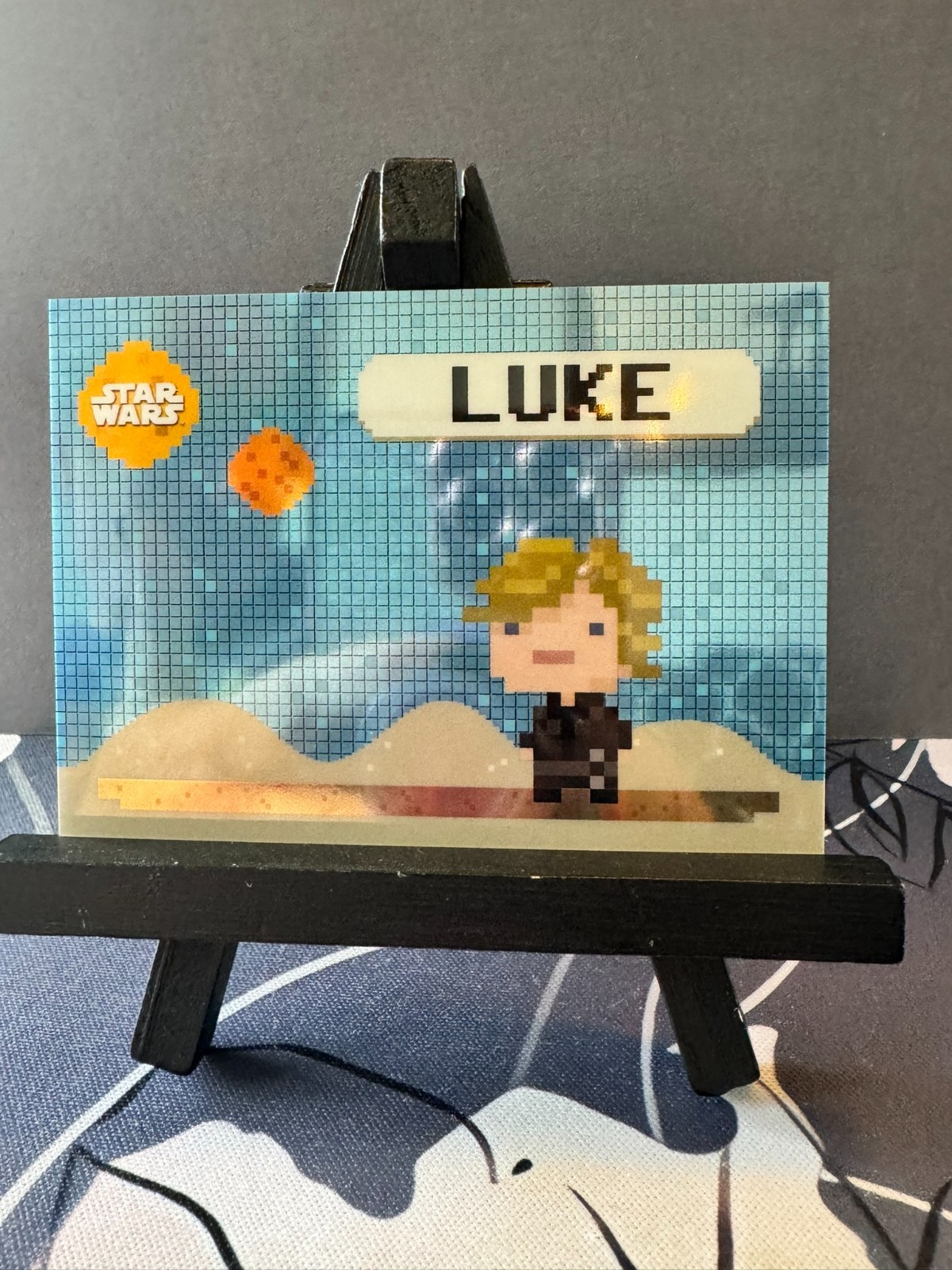 2026 Topps Chrome Star Wars Luke Skywalker Bonus Stage Pixel Insert BO-LUKE 2026 Topps Chrome Star Wars Luke Skywalker Bonus Stage Pixel Insert BO-LUKE
