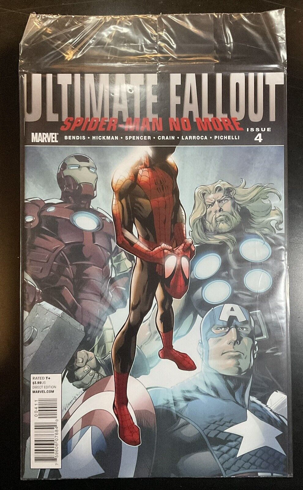 Ultimate Fallout #4 in Polybag 1st Print 1st App of Miles Morales High Grade