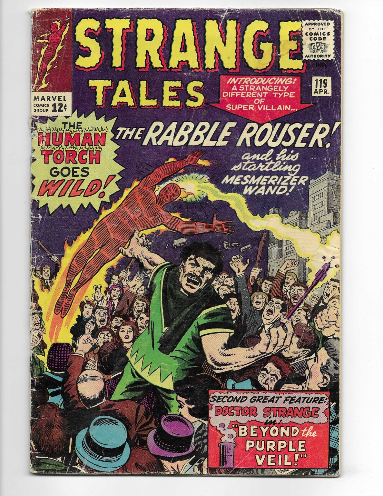 Strange Tales 119 1964 Marvel Comics G/VG 3.0 Spider-Man Human Torch Dr. Strange