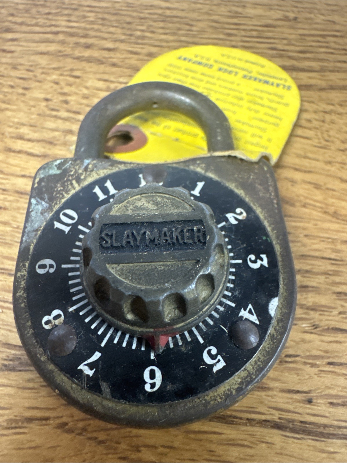 Slaymaker Combination Padlock Black With Combination Slaymaker Combination Padlock Black With Combination