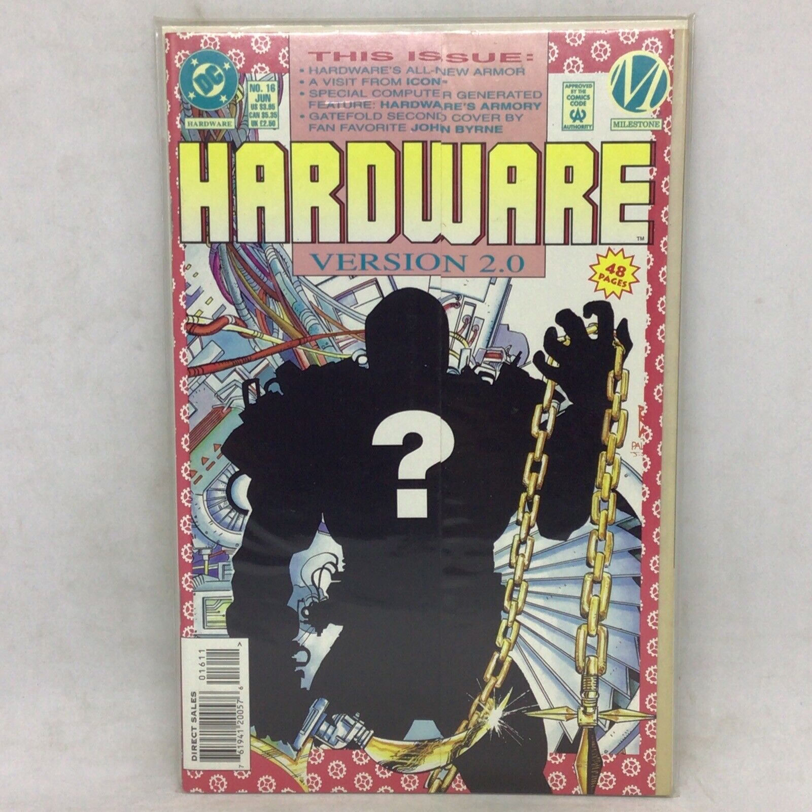 NOS Vint June 1994 DC Comics Hardware Issue #16 Version 2.0 2nd John Byrne Cover