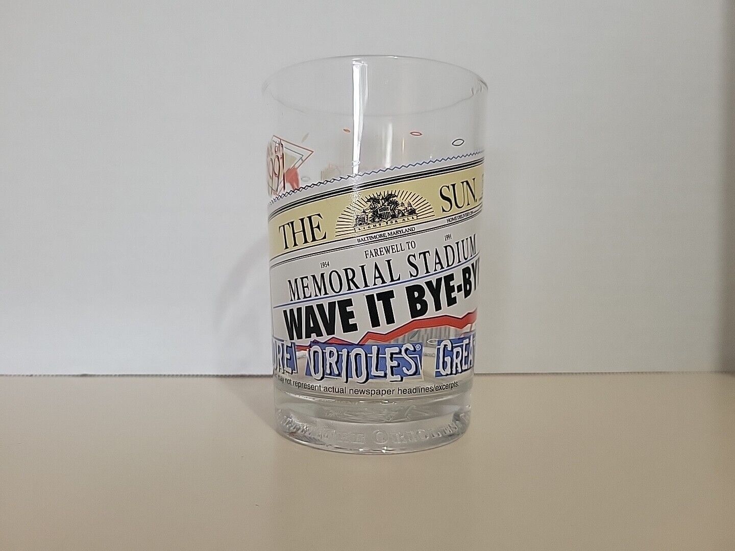 VTG 1998 McDonald MLB Baltimore Orioles Greatest Moments Collectible Cup 5