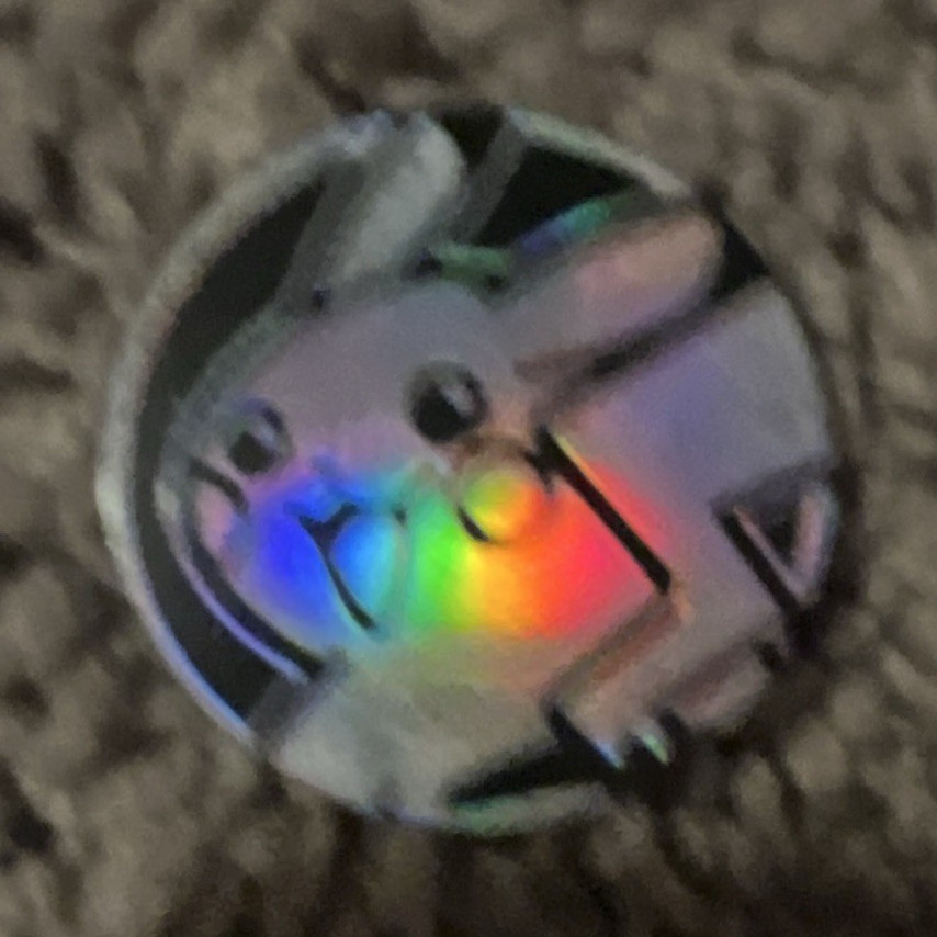 Nintendo Pokémon TCG Pikachu Holofoil Flip Coin CCG Token Black/Silver 1.2 Nintendo Pokémon TCG Pikachu Holofoil Flip Coin CCG Token Black/Silver 1.2