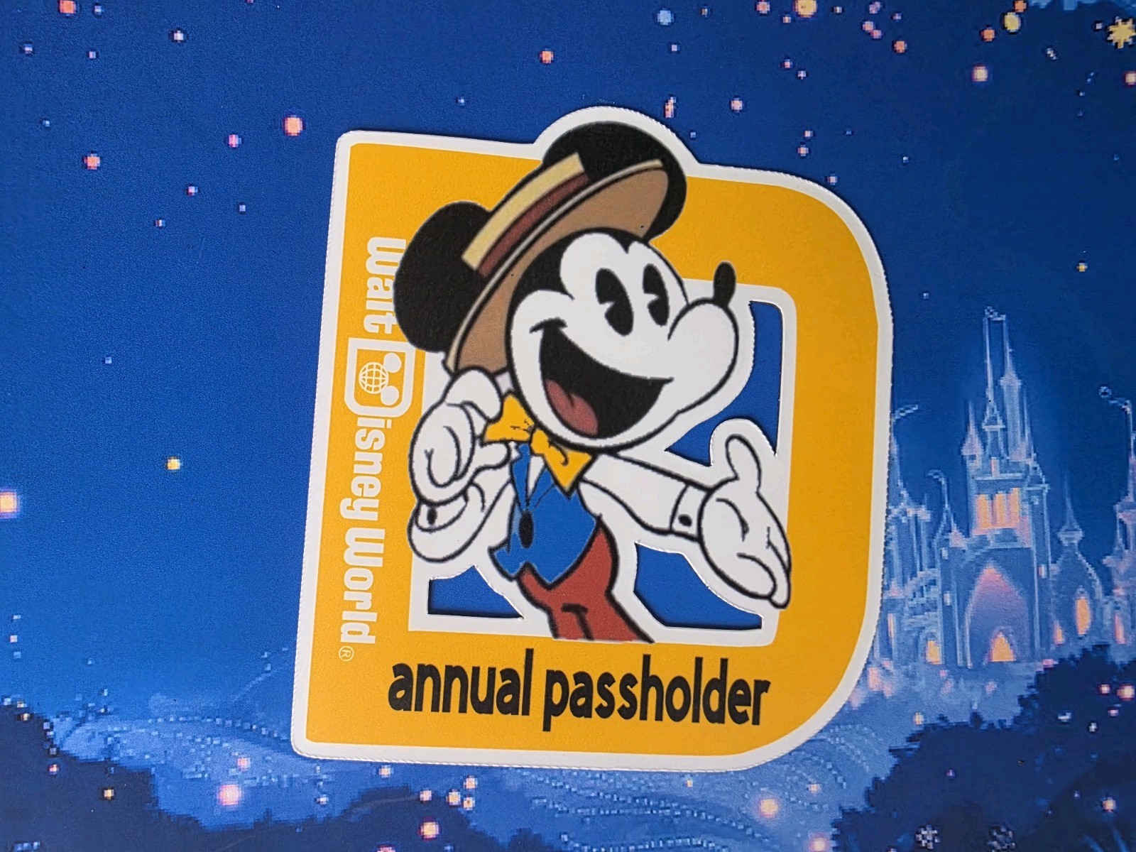 Walt Disney World Annual Passholder Magnet 2026 Mickey Mouse Walt Disney World Annual Passholder Magnet 2026 Mickey Mouse