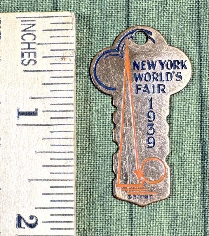 Rare 1939 New York World’s Fair Brass Souvenir Key Rare 1939 New York World’s Fair Brass Souvenir Key