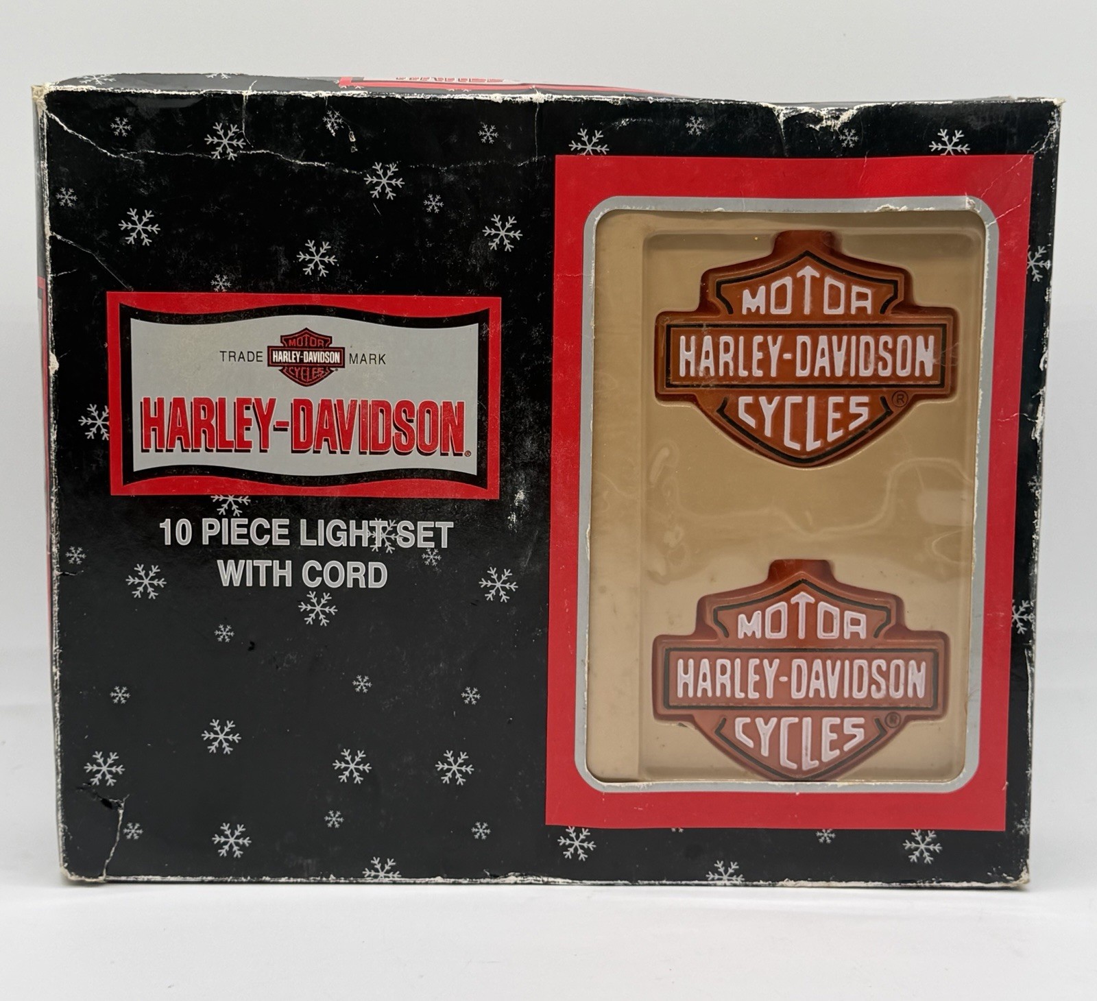 Trade Mark Harley Davidson Christmas 2000 10 piece light set - NOS Trade Mark Harley Davidson Christmas 2000 10 piece light set - NOS