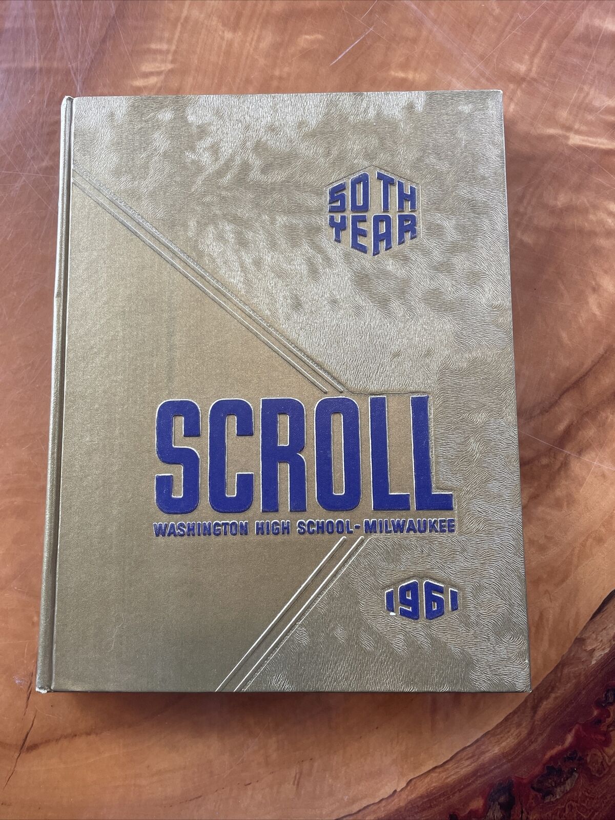 1961 Scroll Washington High School Milwaukee 50th Year Yearbook