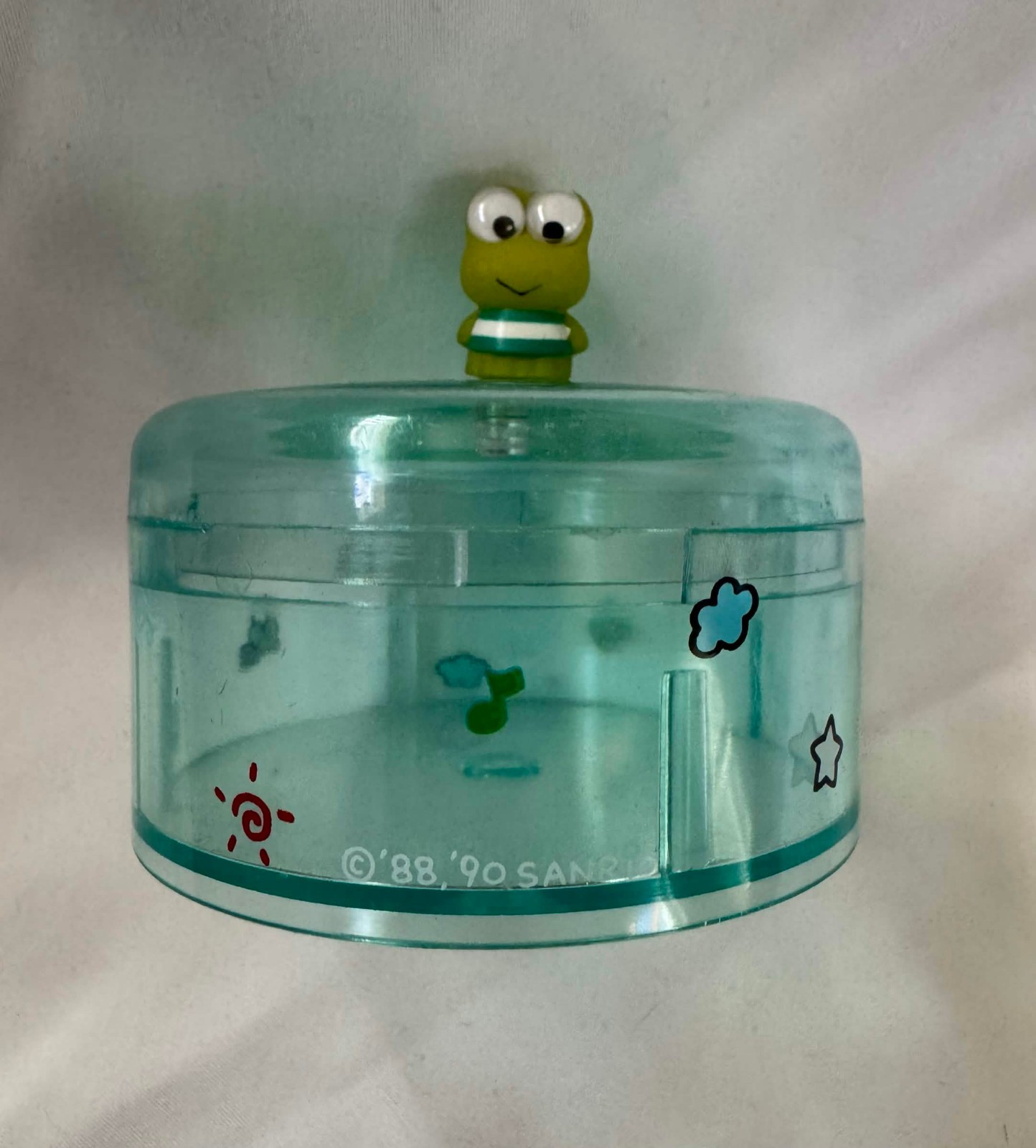 Sanrio Keroppi Trinket Box Vintage NOS Collectible 1988/1991 Sanrio Keroppi Trinket Box Vintage NOS Collectible 1988/1991