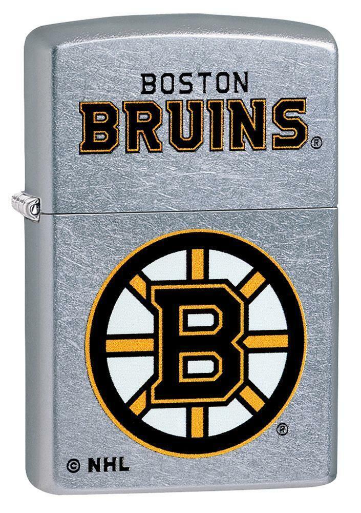 Zippo Windproof Lighter With NHL Boston Bruins Logo, 49361, New In Box