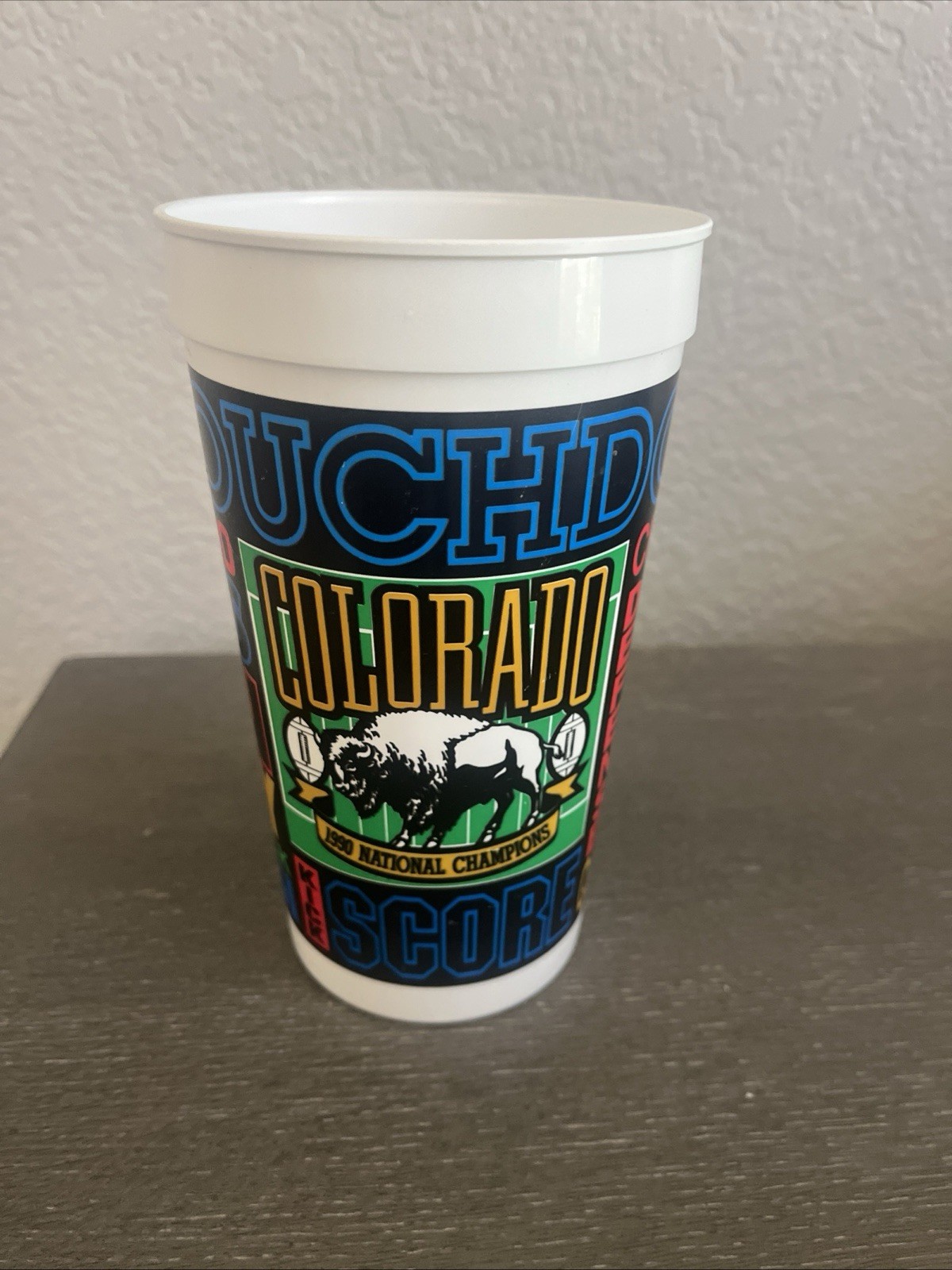 Vintage University of Colorado CU Buffaloes 1990 National Champions Pepsi Cup Vintage University of Colorado CU Buffaloes 1990 National Champions Pepsi Cup