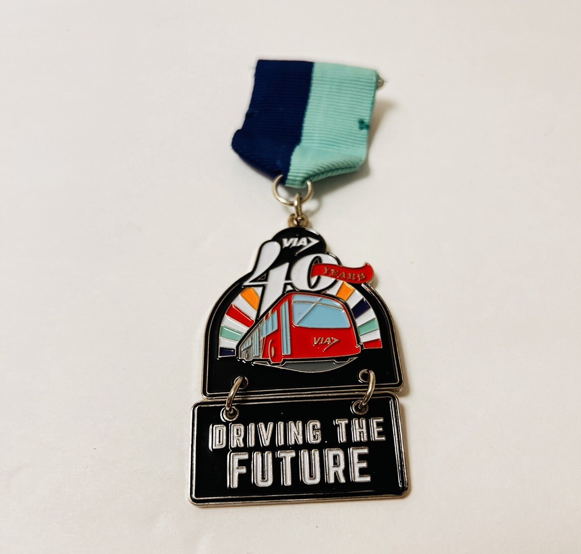 ⭐️ 2018 San Antonio Viva Fiesta Medal TEXAS VIA Metro Transit 40th Anniversary ⭐️ 2018 San Antonio Viva Fiesta Medal TEXAS VIA Metro Transit 40th Anniversary