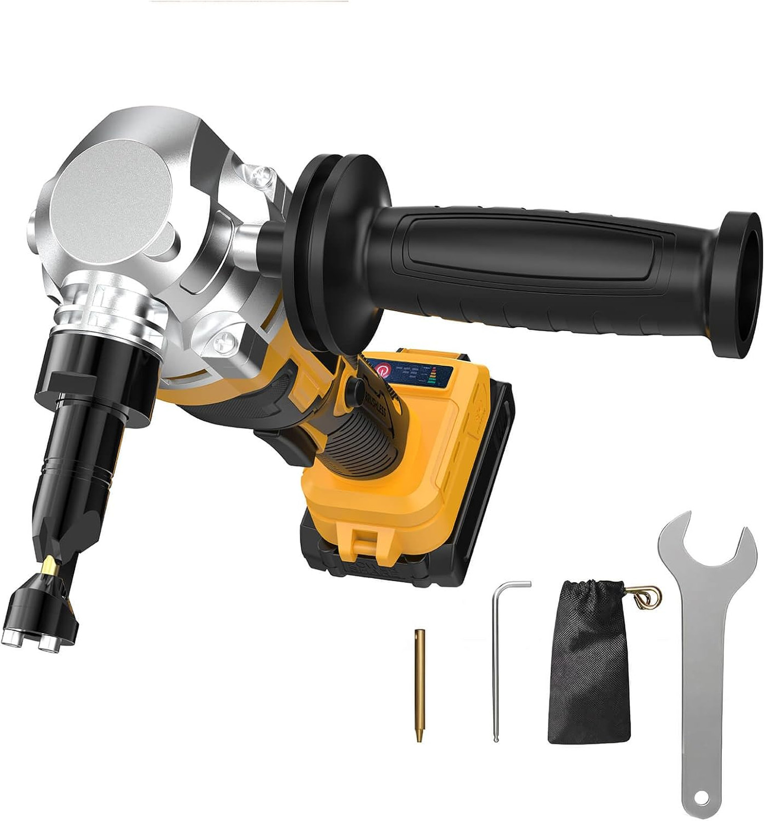 Cordless Metal Nibbler Compatible with DeWalt 20V Battery(No Battery) Brushless