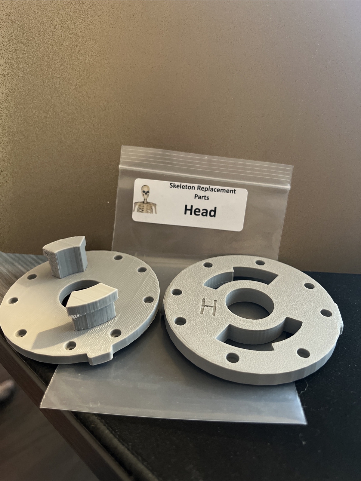12 foot Skeleton Replacement Parts - Head (Male and Female Side)-Better then OEM
