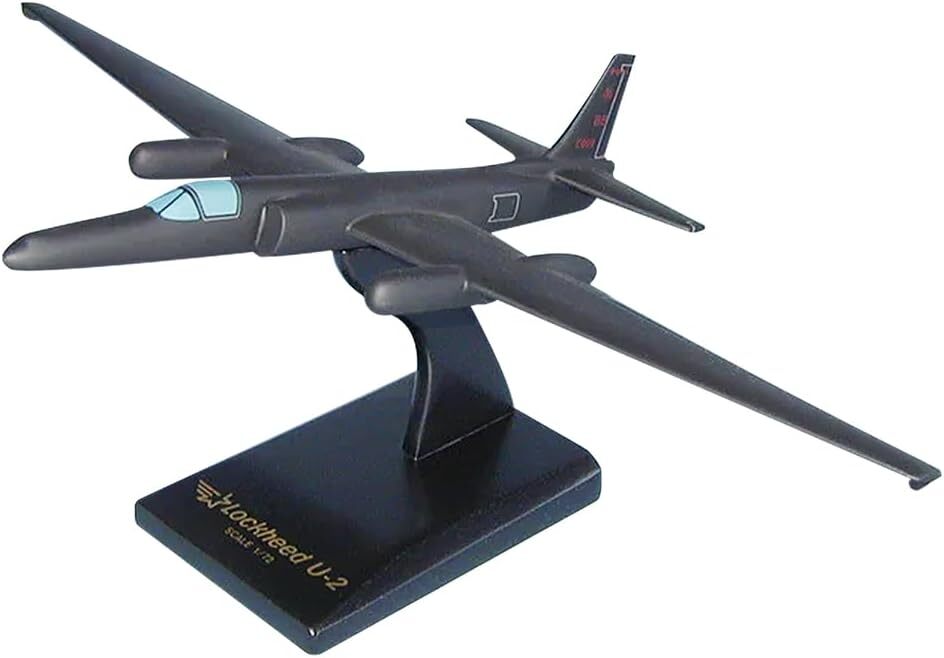 USAF CIA Lockheed U-2 Spy Plane 9th RW Beale AFB Black Base Desk 1/72 SC Model
