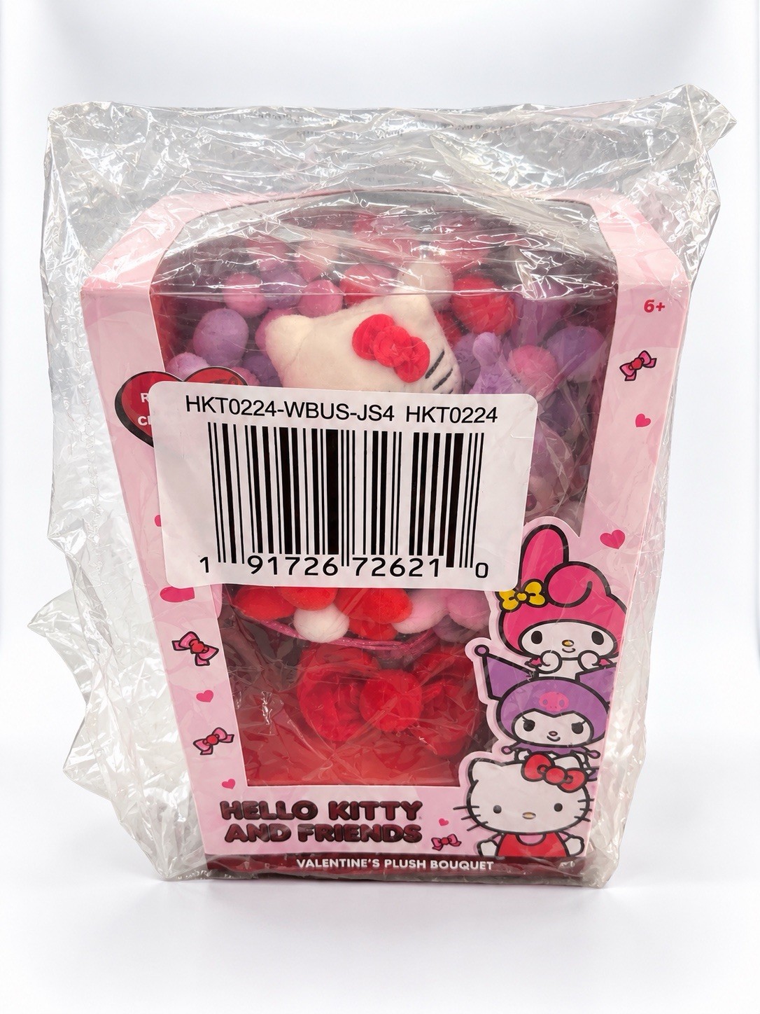 Hello Kitty And Friends Valentines Plush Bouquet Damaged Box Hello Kitty And Friends Valentines Plush Bouquet Damaged Box