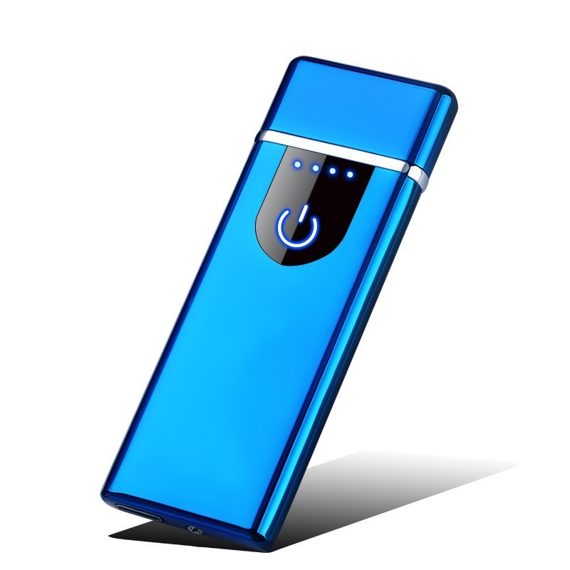 USB Rechargeable Lighter Windproof Flameless Sensor Metal