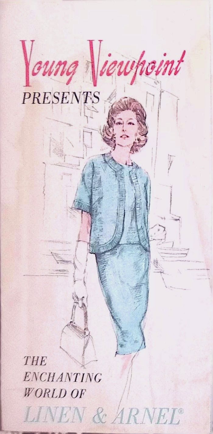 Young Viewpoint Fashion Brochure 1950s Mid-Century Typography Promo Insert