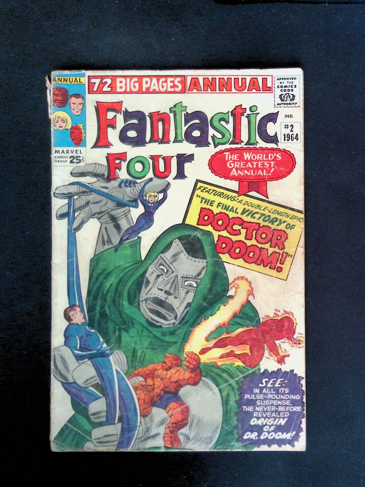 1964 Fantastic Four 2 Final Victory of Doctor Doom Marvel 1964 Fantastic Four 2 Final Victory of Doctor Doom Marvel