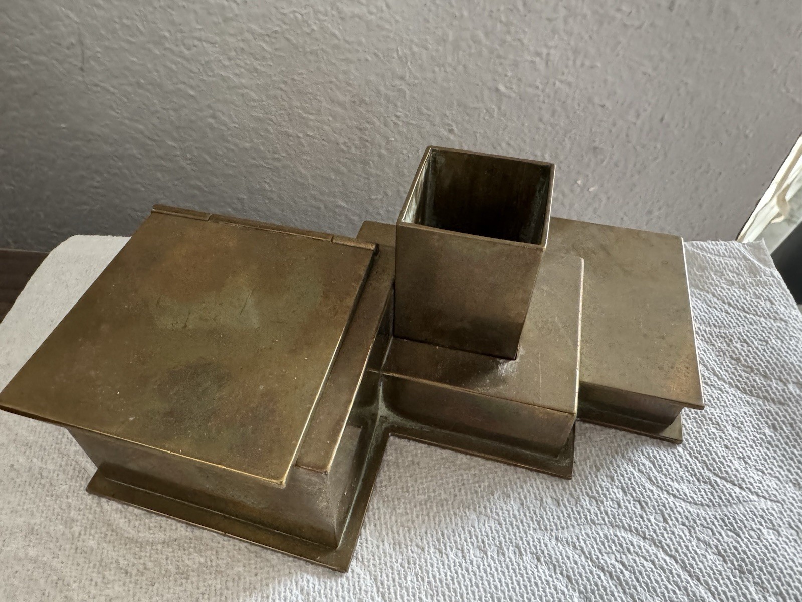Albert Reimann Inkwell Combo Art Nouveau Era , RARE Albert Reimann Inkwell Combo Art Nouveau Era , RARE