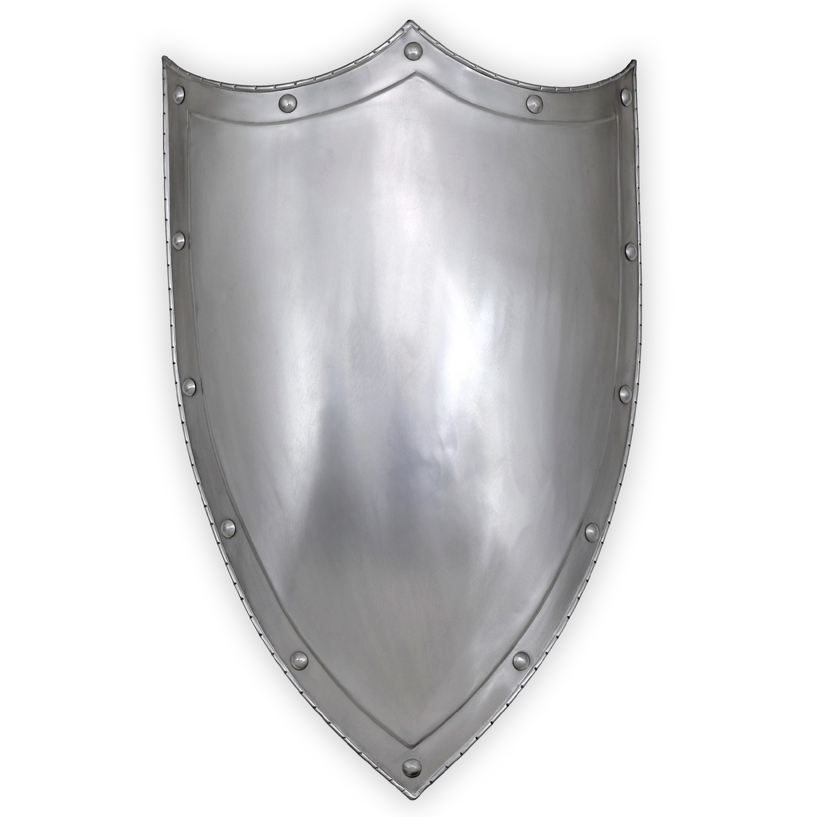 Armory Replicas - Medieval Steel Shield Polished Finish Renaissance LARP Armor