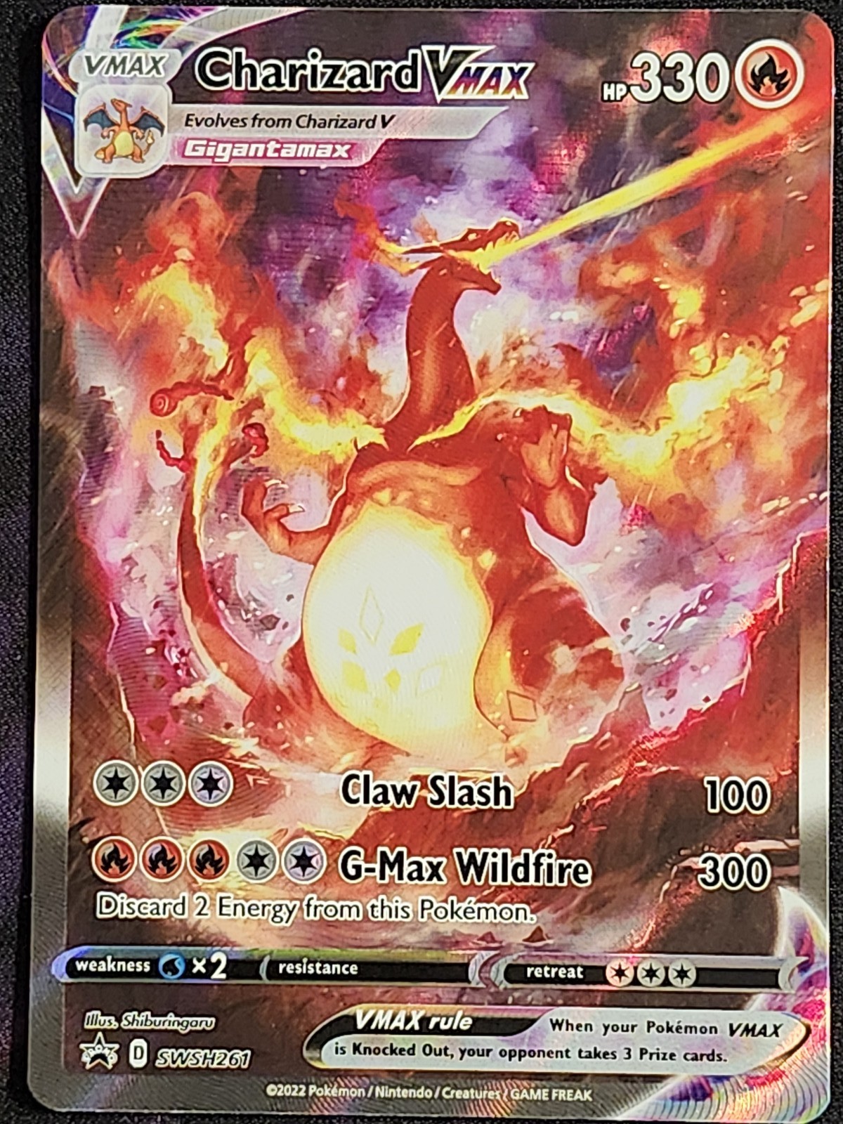 Pokemon Charizard VMAX SWSH264 Black Star Promo BSP Pokemon Charizard VMAX SWSH264 Black Star Promo BSP