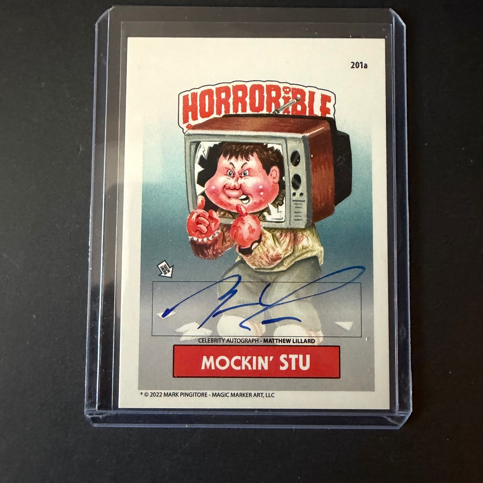 Horrible Kids Mockin' Stu Autographed Card – Matthew Lillard 17/100 (2022)