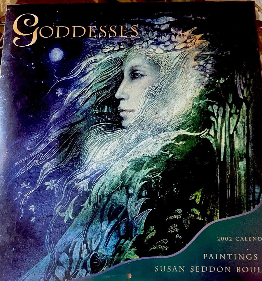 Goddesses 2002 Calendar by Susan Seddon Boulet NIP Vintage Sealed Mint Vintage