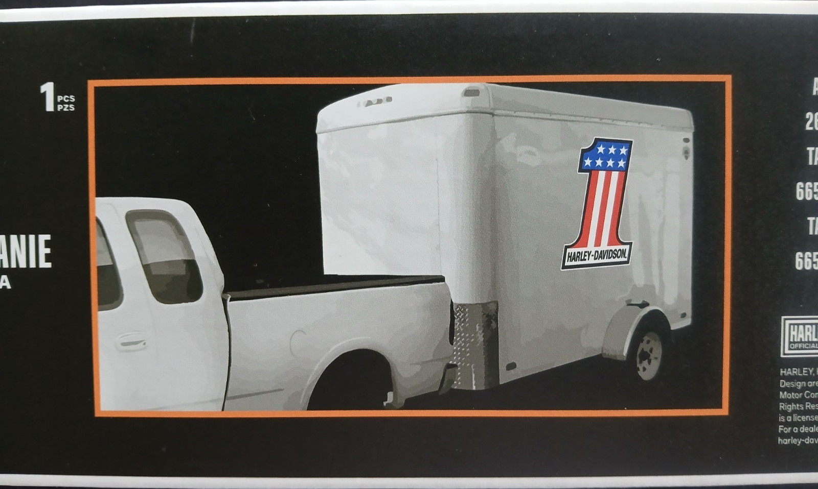 Harley Davidson Motorcycle Mega Decal for Trailers Bike Haulers 26.18 Harley Davidson Motorcycle Mega Decal for Trailers Bike Haulers 26.18