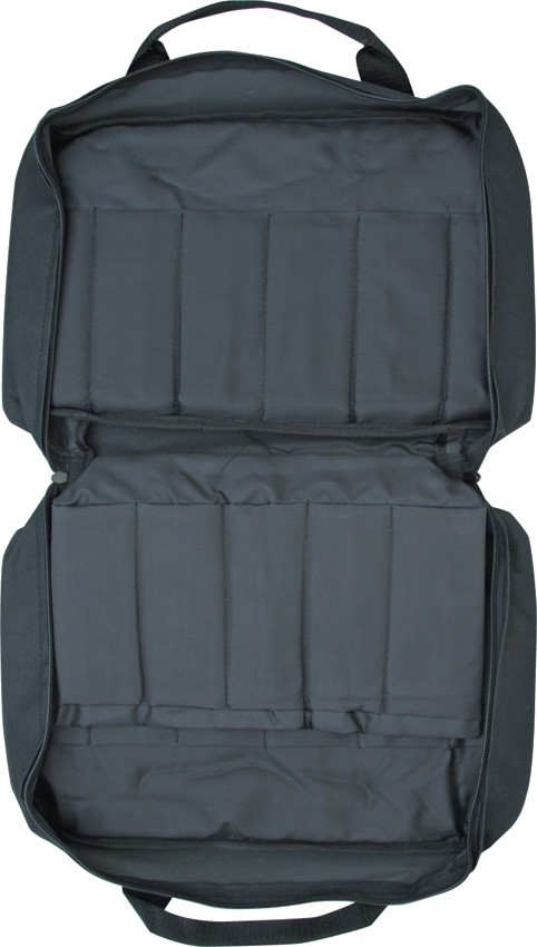 Carry All Knife Case Black 2-Handles Holds 22 Knives Storage Bag 128 Carry All Knife Case Black 2-Handles Holds 22 Knives Storage Bag 128
