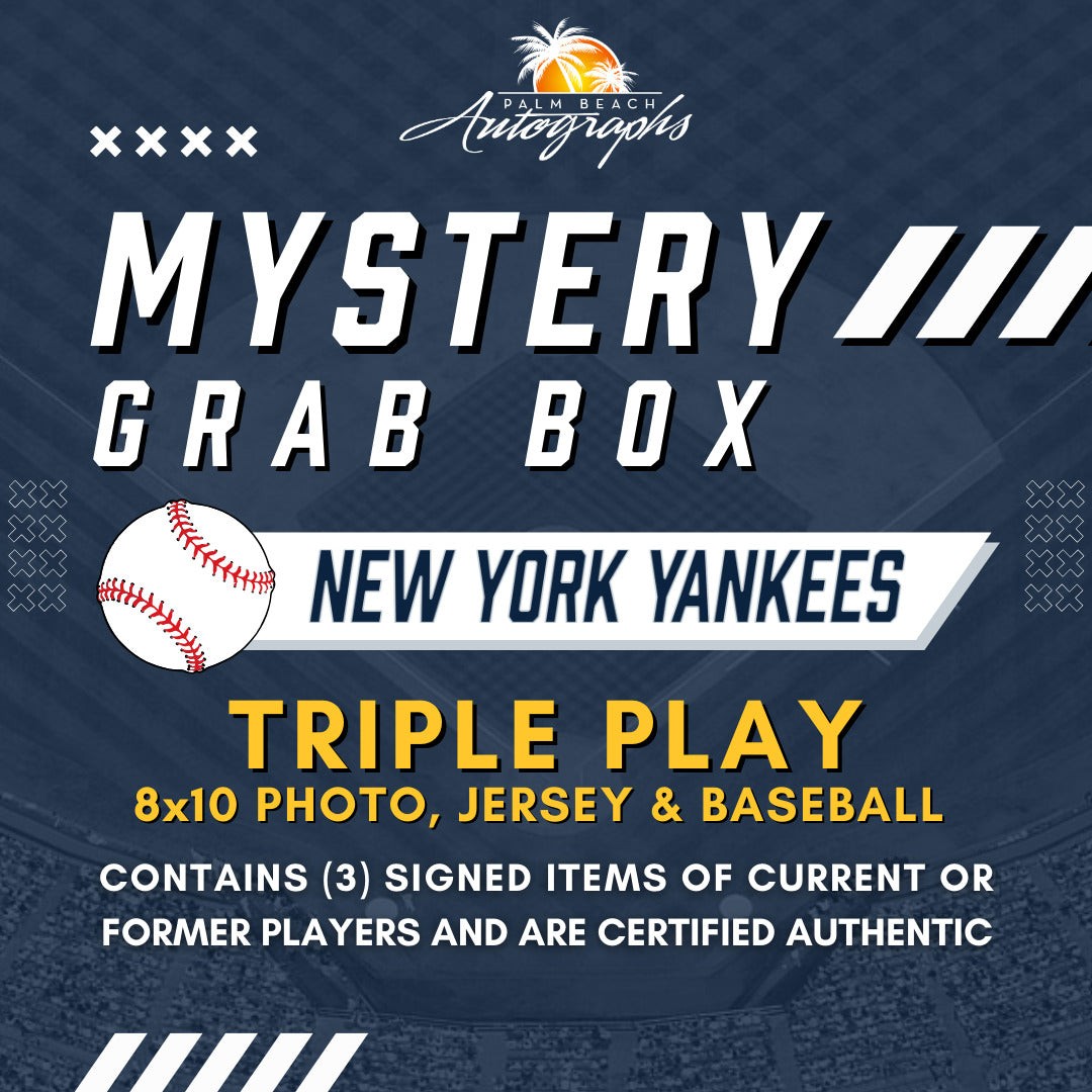 Mystery Grab Box - New York Yankees MLB Autographed Triple Play