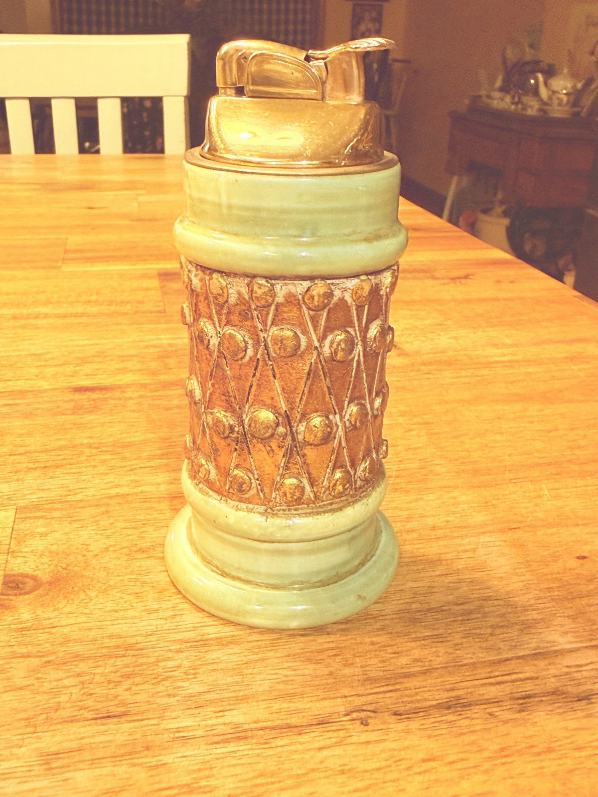 Vintage Mid-Century Italian Art Pottery Table Lighter – Evans PZ Italy 1/178 Vintage Mid-Century Italian Art Pottery Table Lighter – Evans PZ Italy 1/178