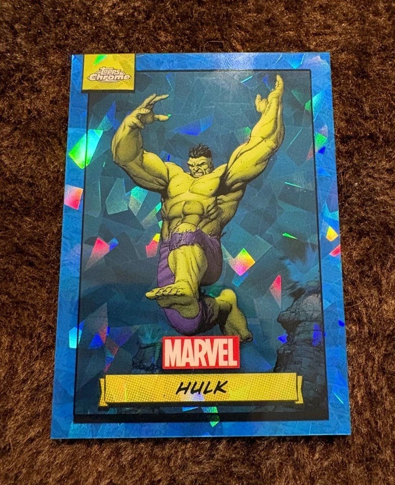 2024 Topps Chrome Marvel Base Sapphire Card Lot - Hulk, Vision, Ant-Man Trio 2024 Topps Chrome Marvel Base Sapphire Card Lot - Hulk, Vision, Ant-Man Trio