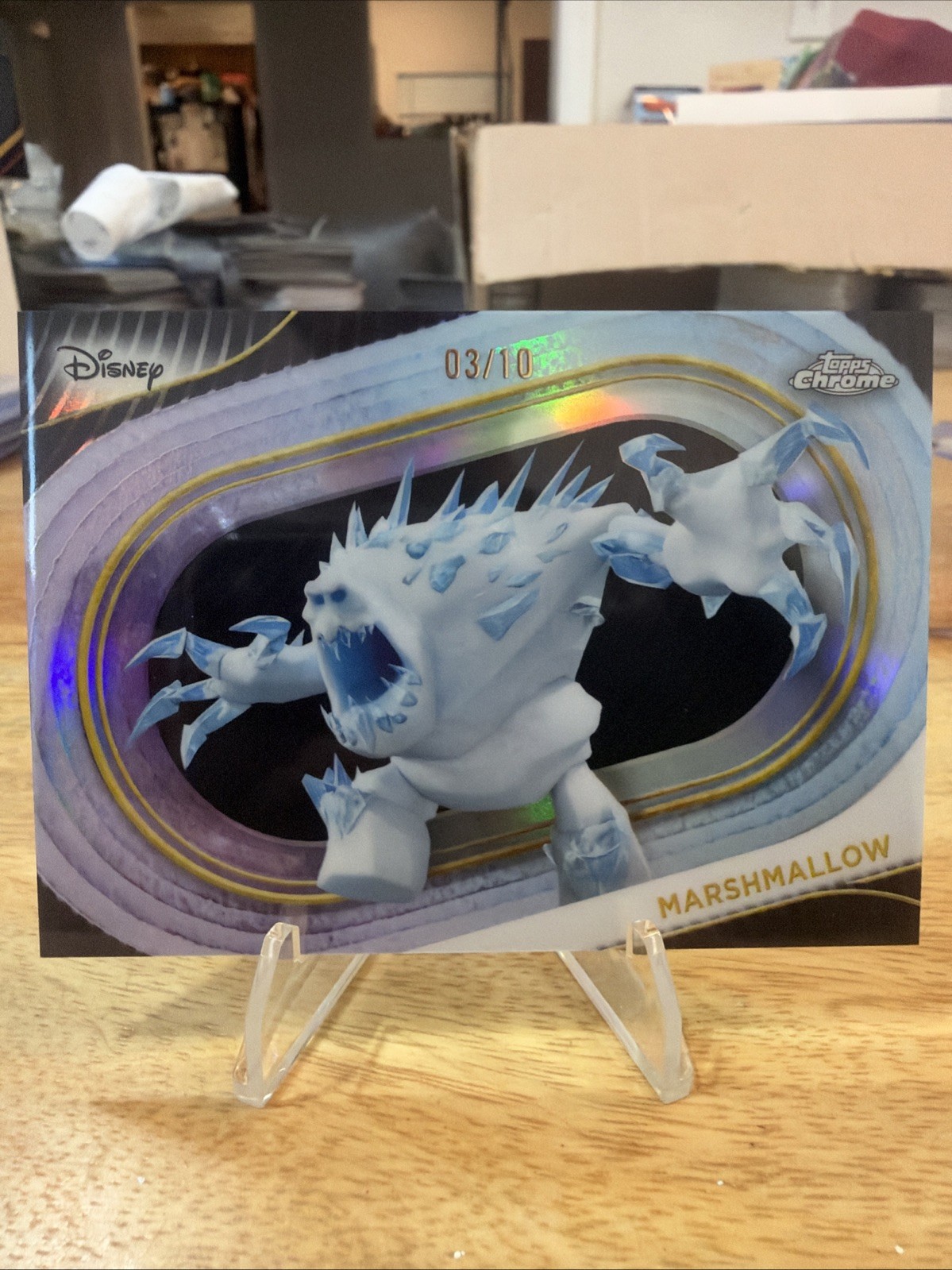 2025 Topps Chrome Disney Marshmallow Black Refractor /10 Frozen 2025 Topps Chrome Disney Marshmallow Black Refractor /10 Frozen