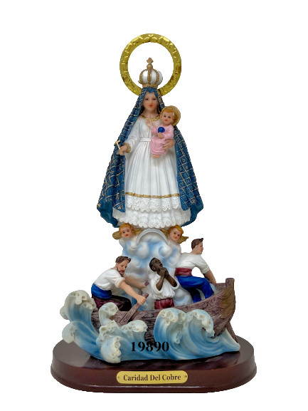Virgen Caridad del Cobre / Virgin Charity 12 Inch Statue 