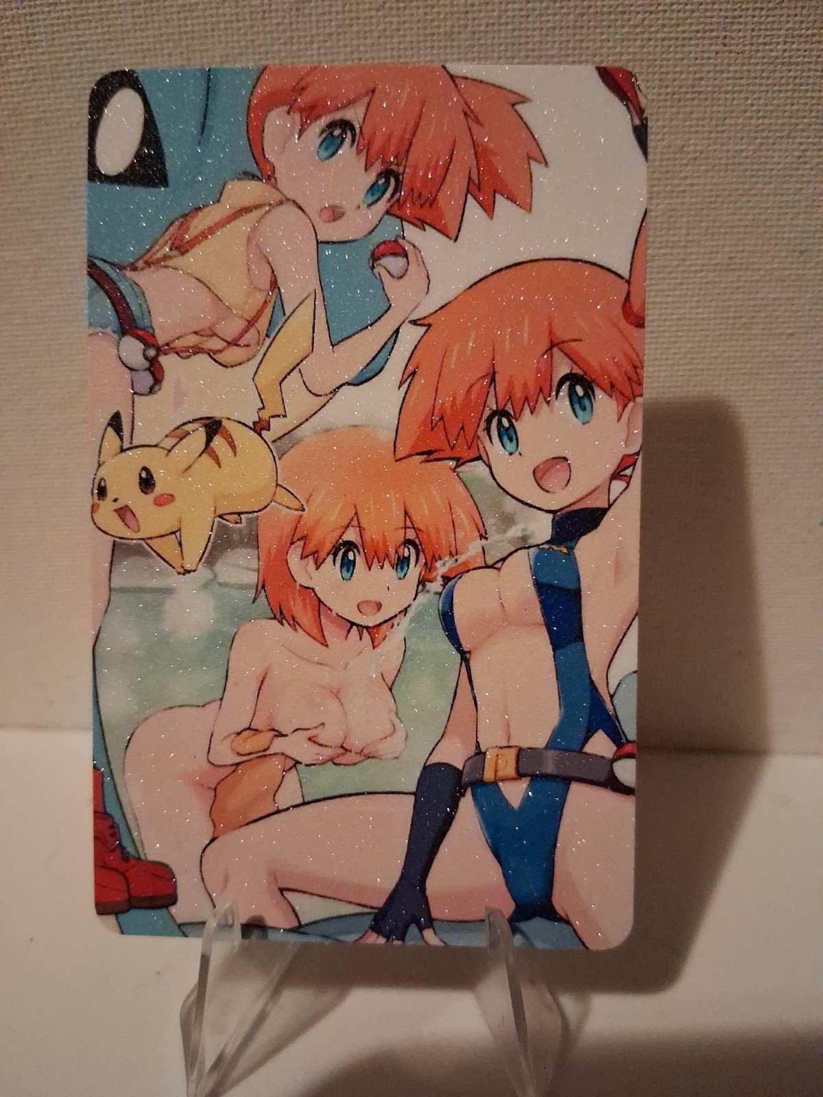 Misty- Pokémon Glitter Anime Trading Card Misty- Pokémon Glitter Anime Trading Card