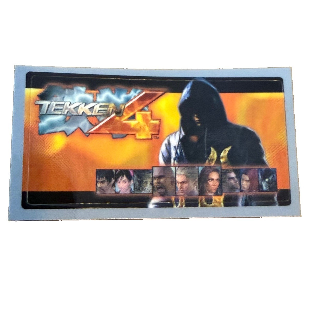 Sony PlayStation 2 PS2 Tekken 4 2002 Memory Card Sticker Namco JP Mag Promo