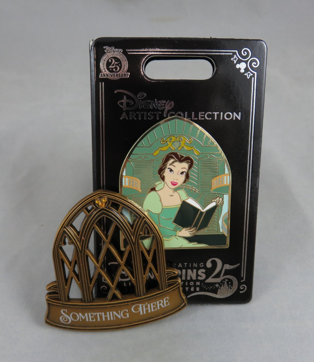 Disney Pin - Belle Something There Artist Collection Window Beauty and the Beast Disney Pin - Belle Something There Artist Collection Window Beauty and the Beast