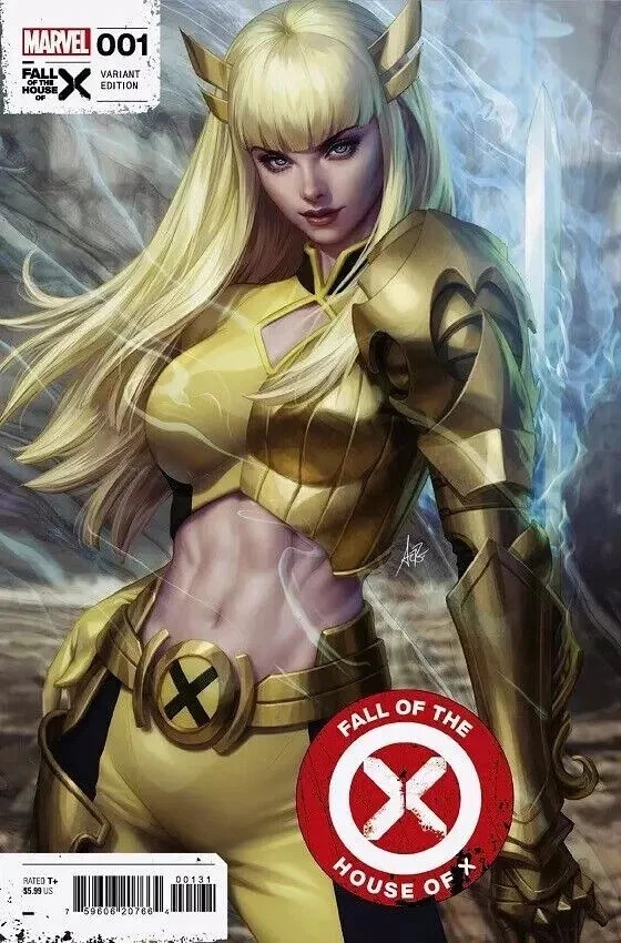 X-MEN FALL OF THE HOUSE OF X #1 ARTGERM VARIANT NM MARVEL COMICS 2024 X-MEN FALL OF THE HOUSE OF X #1 ARTGERM VARIANT NM MARVEL COMICS 2024