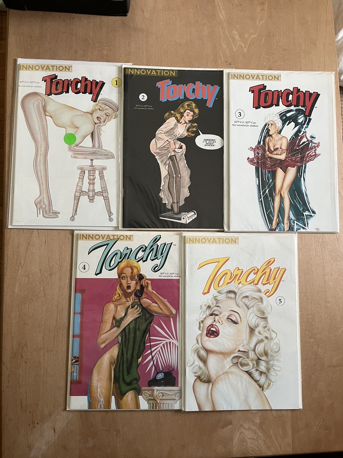 TORCHY #1-5 SET - BILL WARD OLIVIA DE BERARDINIS TORCHY #1-5 SET - BILL WARD OLIVIA DE BERARDINIS