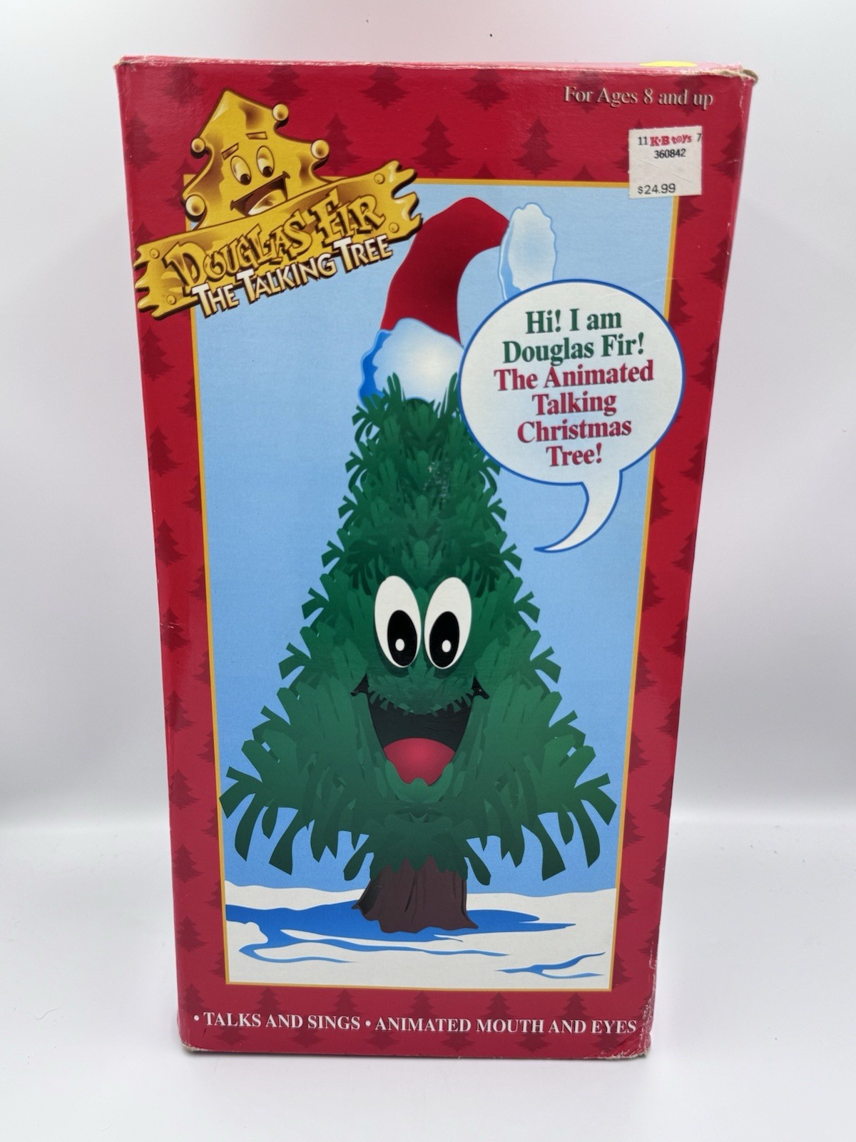 Vintage Gemmy Douglas Fir Talking Christmas Tree Motion Animated Musical W/ Box Vintage Gemmy Douglas Fir Talking Christmas Tree Motion Animated Musical W/ Box