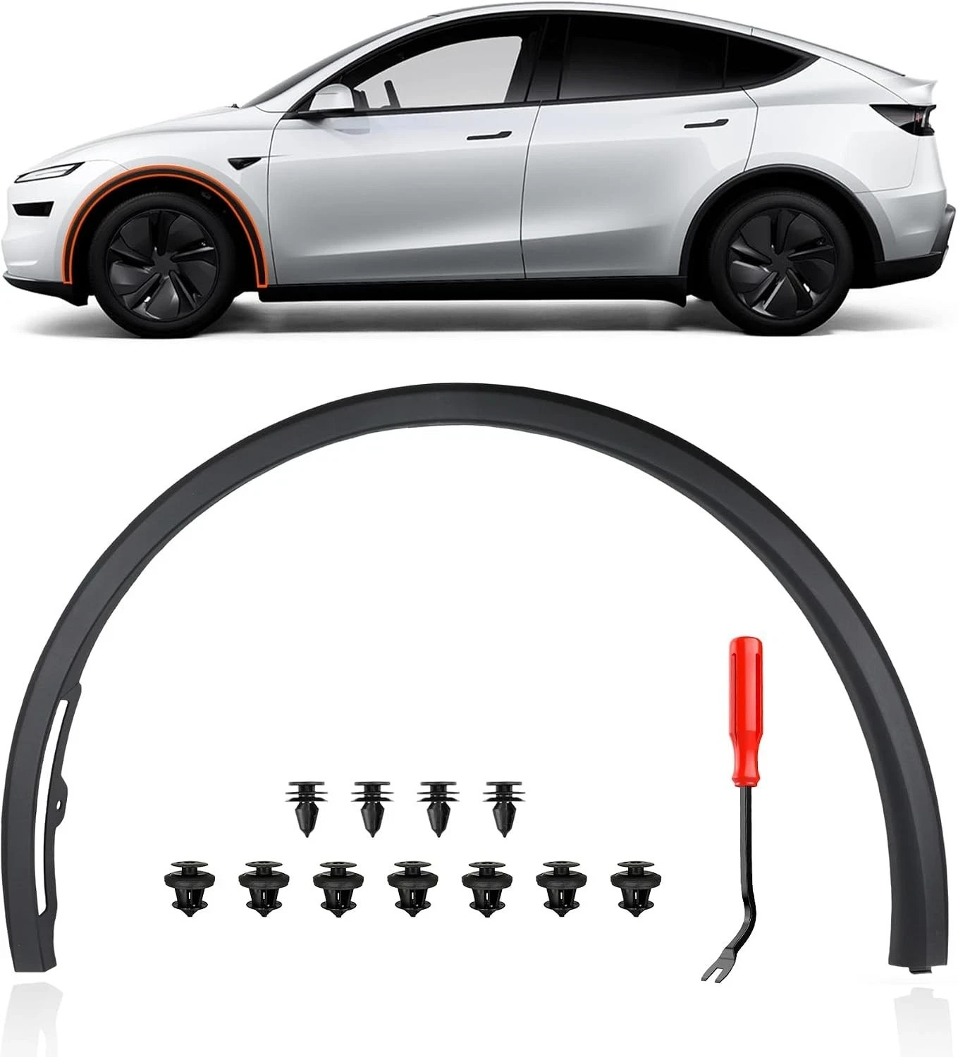 Driver Side Front Fender Trim for Tesla New Model Y (Juniper) 2025 2026 New Driver Side Front Fender Trim for Tesla New Model Y (Juniper) 2025 2026 New