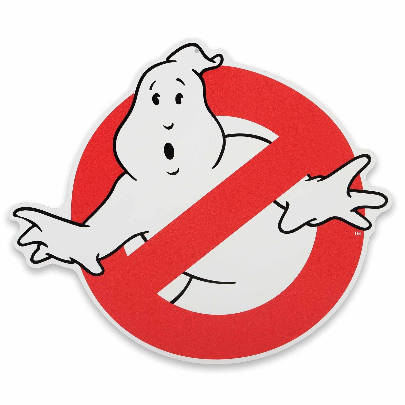 Ghostbusters Classic Logo Metal Sign - Vintage Ghostbusters Sign for Man Cave M